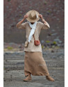 Tunique Indie en lin chambray beige