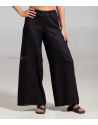 Pantalon Baba en lin noir