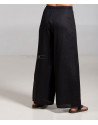 Pantalon Baba en lin noir