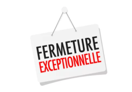 fermeture temporaire